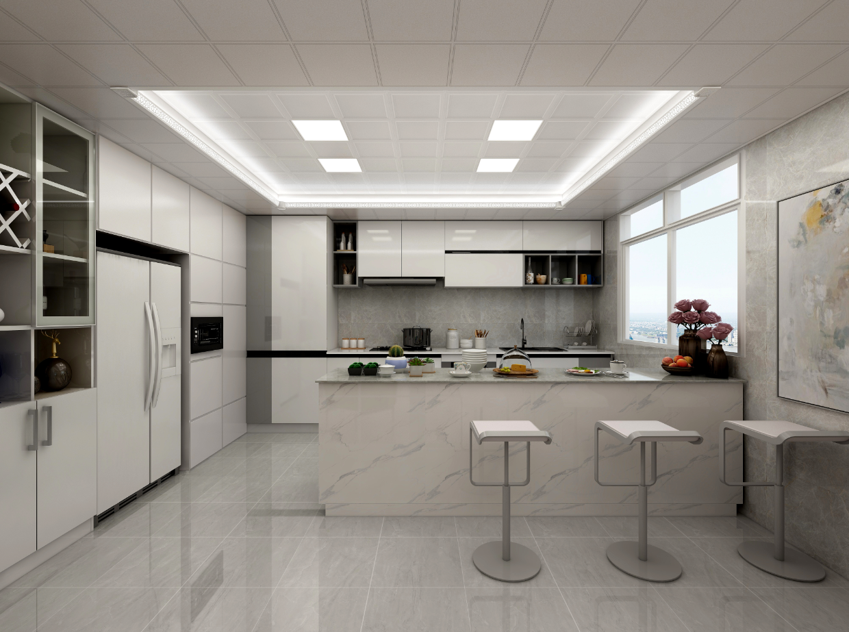 廚衛吊頂中用鋁扣板和石膏板的對比