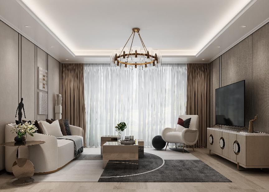 不想要太繁雜的電視背景墻?這樣設(shè)計(jì)時(shí)尚又簡(jiǎn)約!