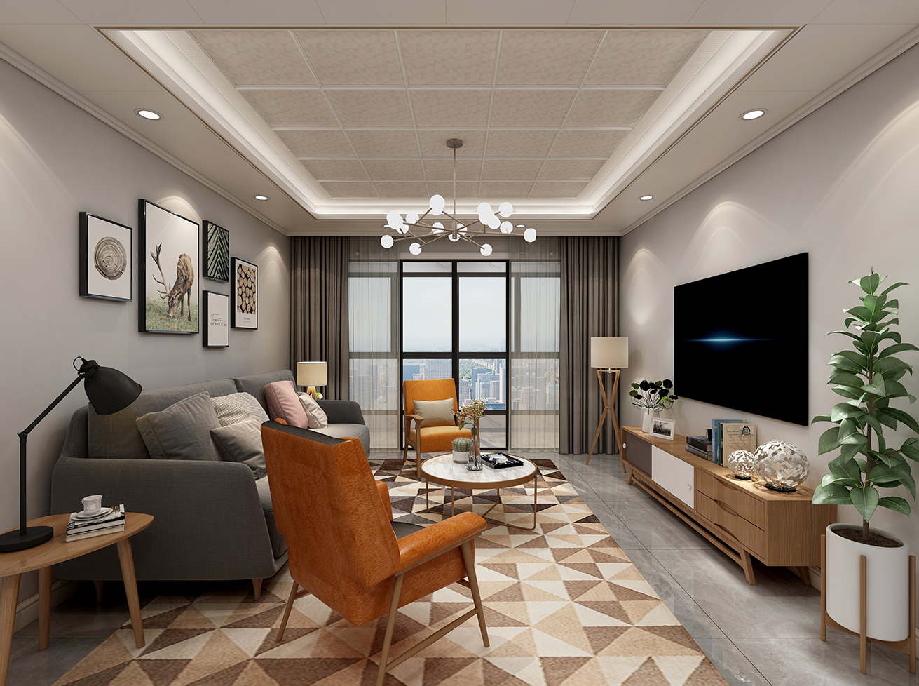 集成吊頂十大品牌巴迪斯現代家裝吊頂效果圖