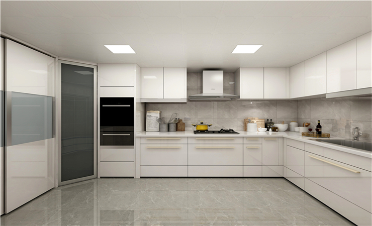 用餐區(qū)和廚房的家具風(fēng)格和諧統(tǒng)一,廚房自然融入了整個家庭 用餐區(qū)和廚房的家具風(fēng)格和諧統(tǒng)一,廚房自然融入了整個家庭