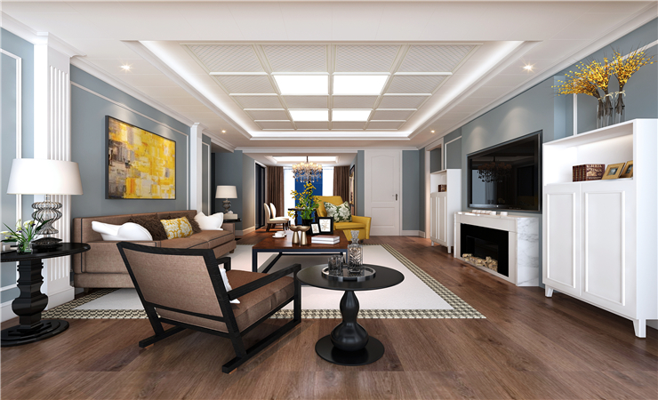大板集成吊頂近年來(lái)很是流行，因?yàn)榘惭b方便，耐臟耐磨，使用壽命長(zhǎng)等原因，裝修廚衛(wèi)頂部時(shí)一般都會(huì)使用到它